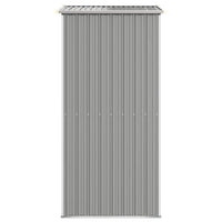 Capanno da Giardino Grigio Chiaro 192x108x223cm Acciaio Zincato cod mxl 65911