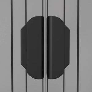 Capanno da Giardino Grigio Chiaro 192x108x223cm Acciaio Zincato 319269