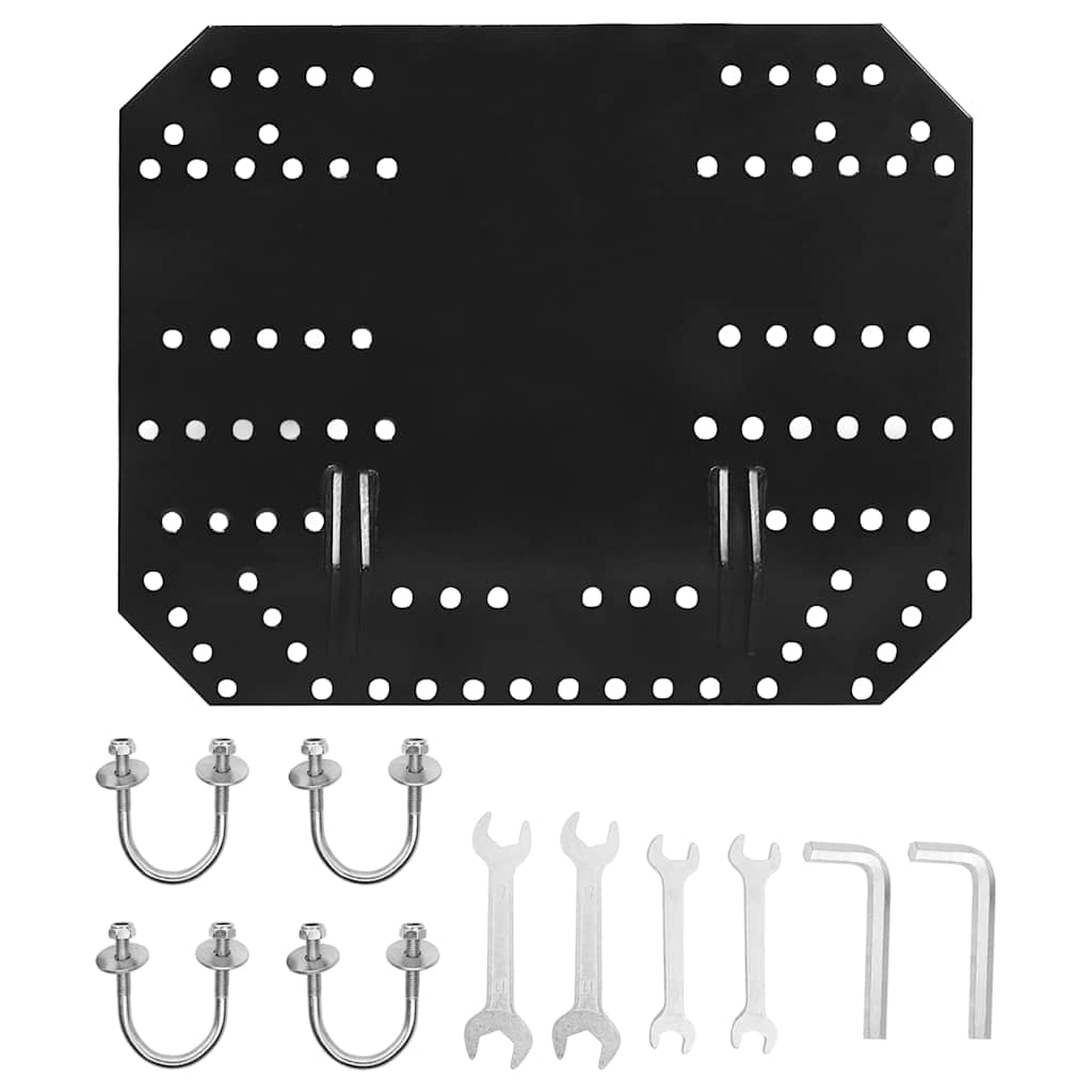 Spazzaneve per ATV 150x38 cm Nero cod mxl 43085