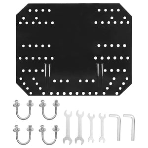 Spazzaneve per ATV 150x38 cm Nero cod mxl 43085