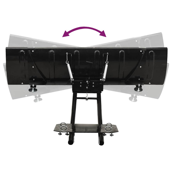 Spazzaneve per ATV 150x38 cm Nero cod mxl 43085