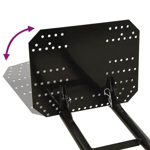 Spazzaneve per ATV 150x38 cm Nero cod mxl 43085