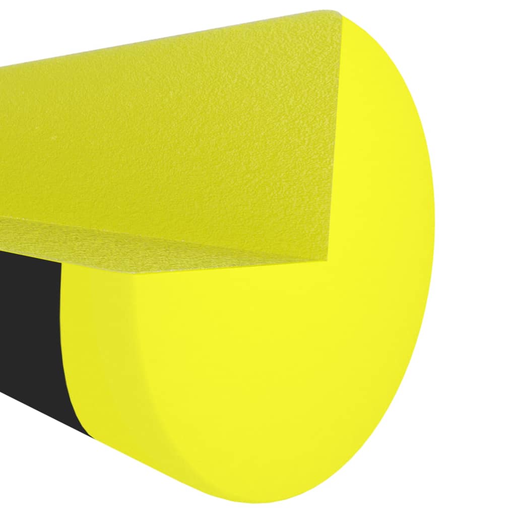Protezioni Angoli 2pz Giallo e Nero 4x4x104 cm in PU 153098