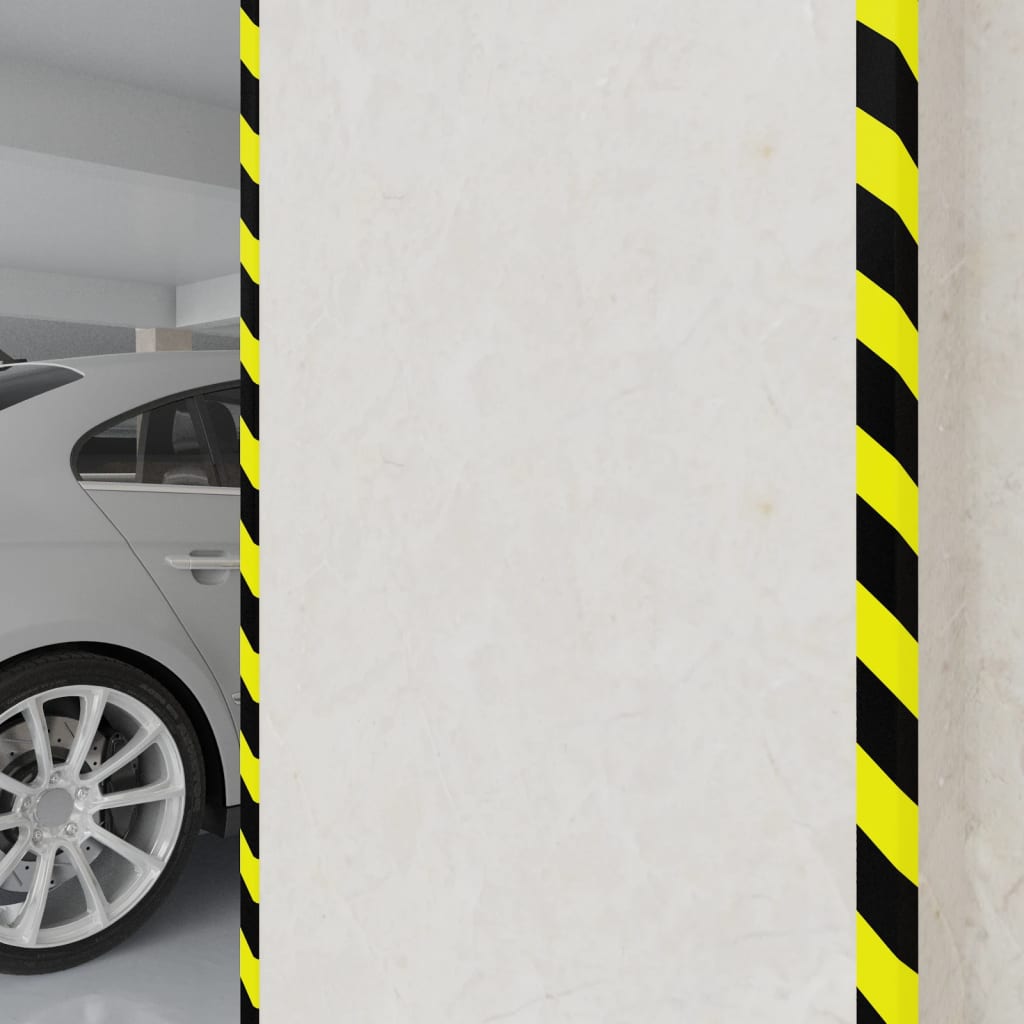 Protezioni Angoli 2pz Giallo e Nero 4,5x4,5x104 cm in PU 153101