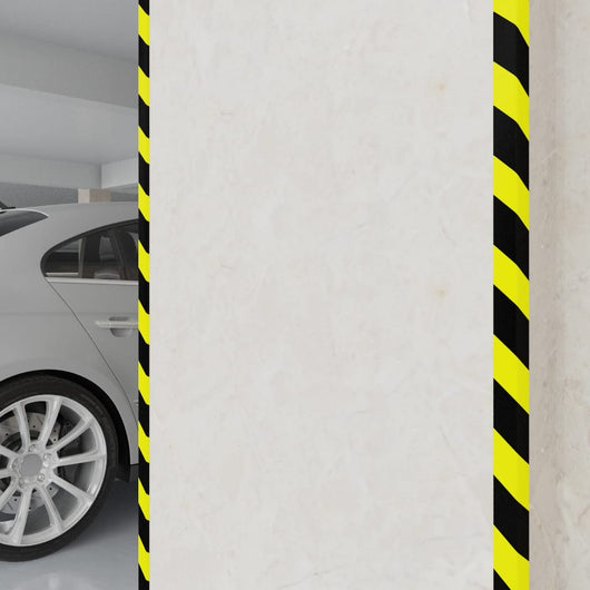 Protezioni Angoli 2pz Giallo e Nero 4,5x4,5x104 cm in PU 153101