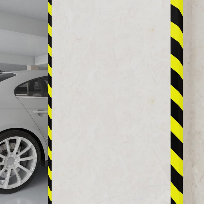 Protezioni Angoli 2pz Giallo e Nero 4,5x4,5x104 cm in PU 153101