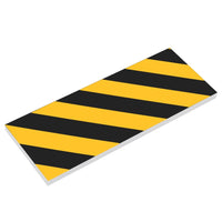 Protezioni da Parete 6 pz Giallo e Nero 50x10x2 cm Schiuma EVA 153103