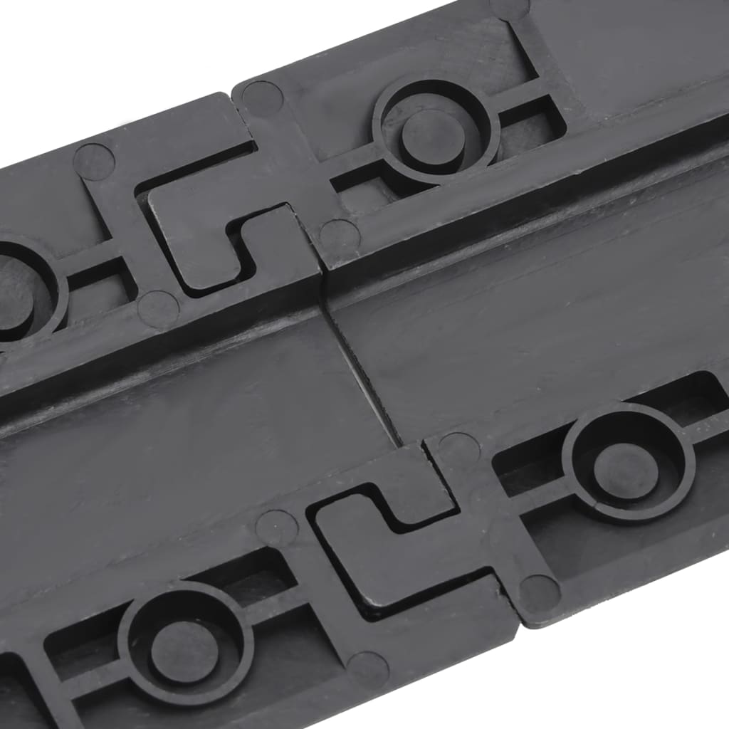 Rampe di Protezione Cavi 2pz 98,5 cm Nero