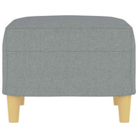 Poggiapiedi Grigio Chiaro 60x50x41 cm in Tessuto cod mxl 78122