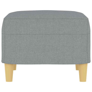 Poggiapiedi Grigio Chiaro 60x50x41 cm in Tessuto cod mxl 78122