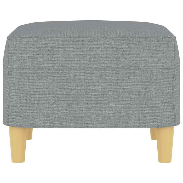 Poggiapiedi Grigio Chiaro 60x50x41 cm in Tessuto cod mxl 78122