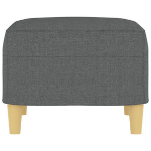 Poggiapiedi Grigio Scuro 60x50x41 cm in Tessuto