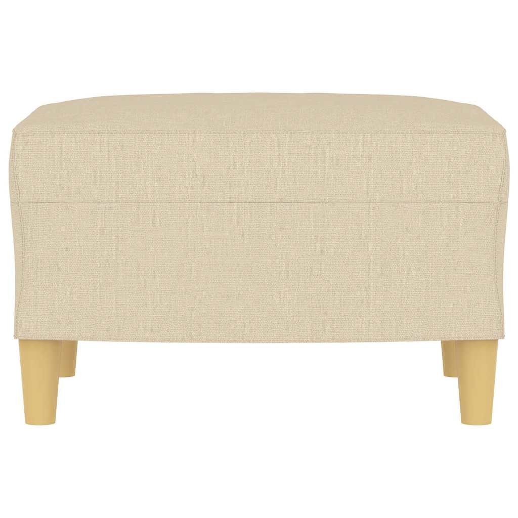 Poggiapiedi Crema 60x50x41 cm in Tessuto cod mxl 75943