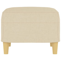 Poggiapiedi Crema 60x50x41 cm in Tessuto cod mxl 75943