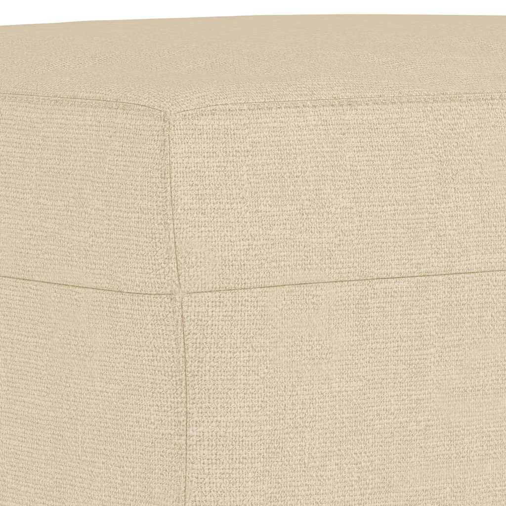 Poggiapiedi Crema 60x50x41 cm in Tessuto cod mxl 75943