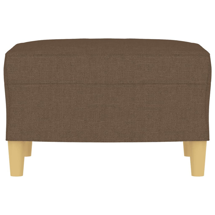 Poggiapiedi Marrone 60x50x41 cm in Tessuto 349266