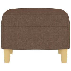 Poggiapiedi Marrone 60x50x41 cm in Tessuto cod mxl 67312