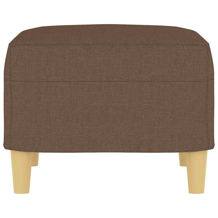 Poggiapiedi Marrone 60x50x41 cm in Tessuto cod mxl 67312