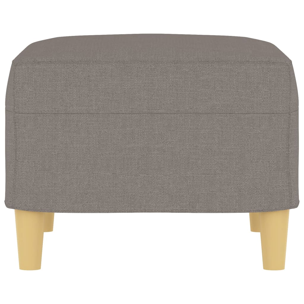 Poggiapiedi Tortora 60x50x41 cm in Tessuto