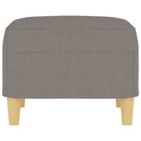 Poggiapiedi Tortora 60x50x41 cm in Tessuto