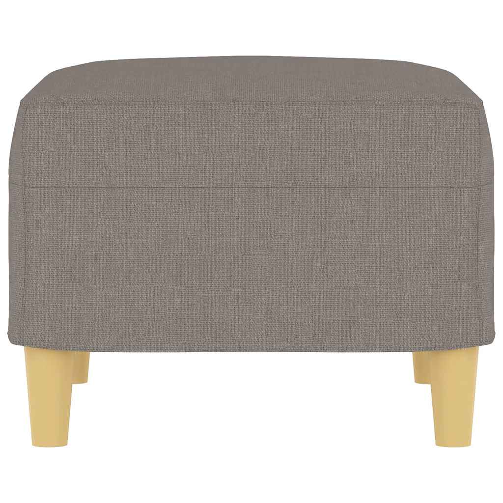 Poggiapiedi Tortora 60x50x41 cm in Tessuto 349270