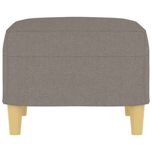 Poggiapiedi Tortora 60x50x41 cm in Tessuto 349270