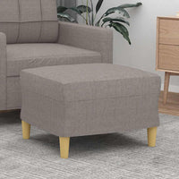 Poggiapiedi Tortora 60x50x41 cm in Tessuto 349270