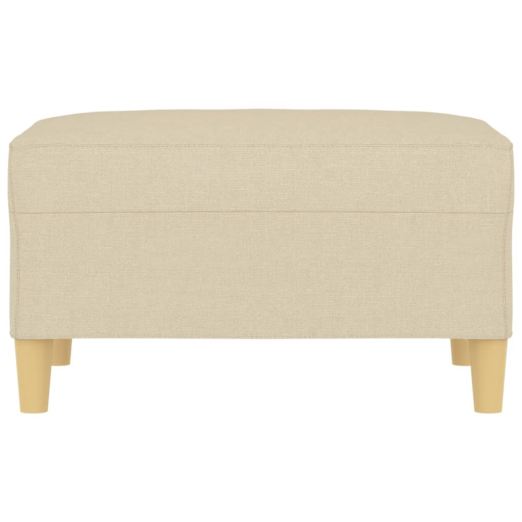 Poggiapiedi Crema 70x55x41 cm in Tessuto cod mxl 67509