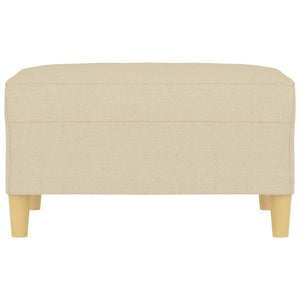 Poggiapiedi Crema 70x55x41 cm in Tessuto cod mxl 67509