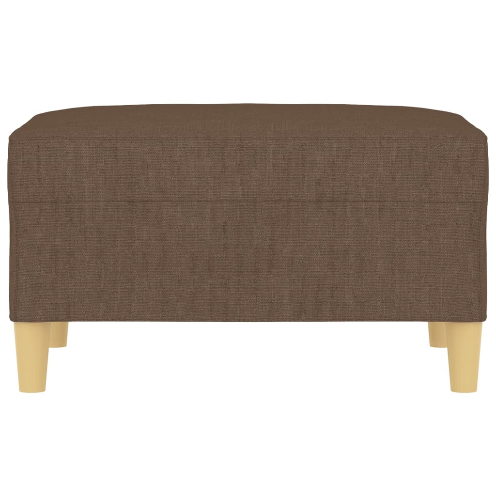 Poggiapiedi Marrone 70x55x41 cm in Tessuto 349274