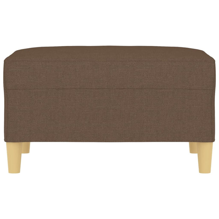 Poggiapiedi Marrone 70x55x41 cm in Tessuto 349274