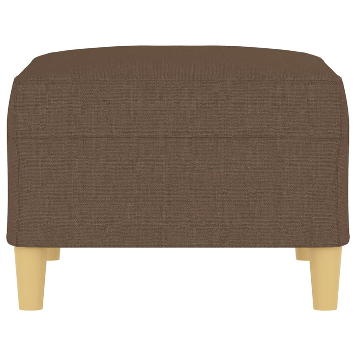 Poggiapiedi Marrone 70x55x41 cm in Tessuto 349274