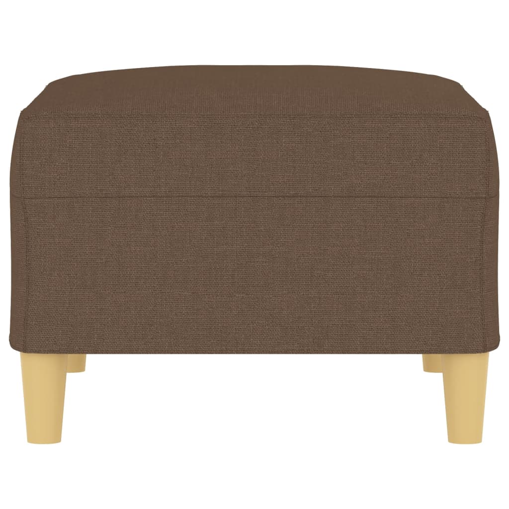 Poggiapiedi Marrone 70x55x41 cm in Tessuto cod mxl 63829