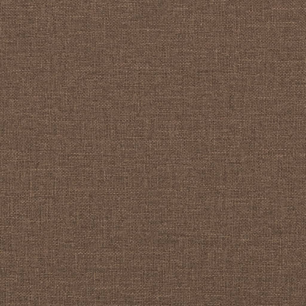 Poggiapiedi Marrone 70x55x41 cm in Tessuto 349274