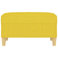 Poggiapiedi Giallo Chiaro 70x55x41 cm in Tessuto cod mxl 64304