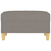 Poggiapiedi Tortora 70x55x41 cm in Tessuto 349278