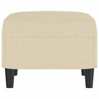 Poggiapiedi Crema 60x50x41 cm in Tessuto 349281