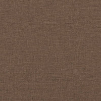 Poggiapiedi Marrone 60x50x41 cm in Tessuto