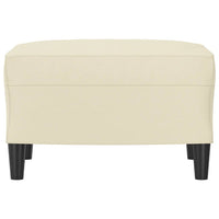 Poggiapiedi Crema 60x50x41 cm in Similpelle cod mxl 73044