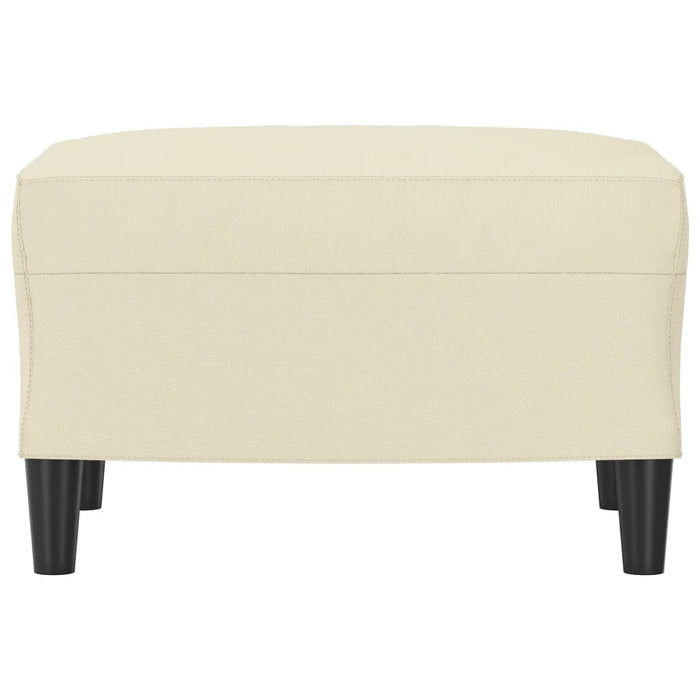 Poggiapiedi Crema 60x50x41 cm in Similpelle cod mxl 73044