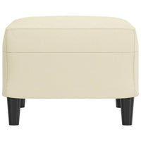 Poggiapiedi Crema 60x50x41 cm in Similpelle cod mxl 73044