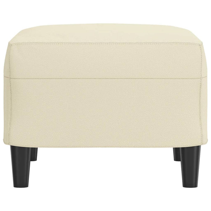 Poggiapiedi Crema 60x50x41 cm in Similpelle cod mxl 73044