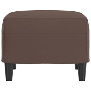 Poggiapiedi Marrone 60x50x41 cm in Similpelle cod mxl 66322