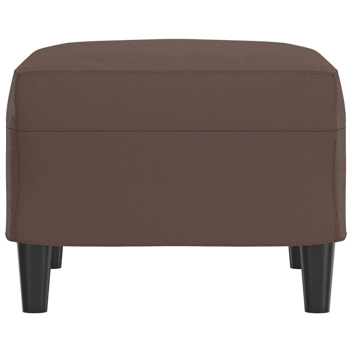 Poggiapiedi Marrone 60x50x41 cm in Similpelle cod mxl 66322