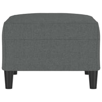 Poggiapiedi Grigio Scuro 70x55x41 cm in Tessuto cod mxl 73614