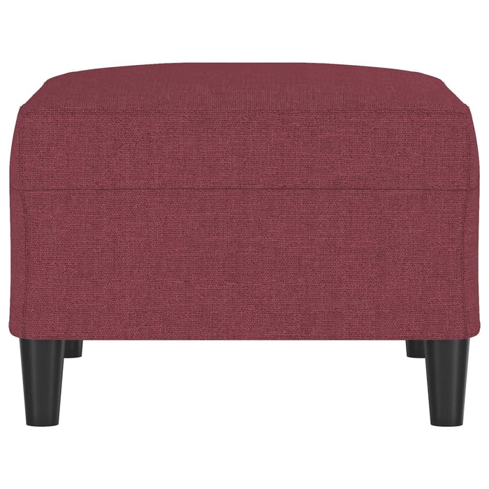 Poggiapiedi Rosso Vino 70x55x41 cm in Tessuto 349309