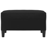Poggiapiedi Nero 70x55x41 cm in Similpelle 349311
