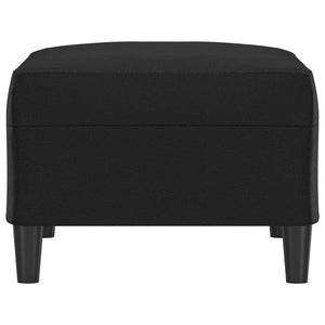 Poggiapiedi Nero 70x55x41 cm in Similpelle 349311