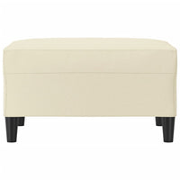 Poggiapiedi Crema 70x55x41 cm in Similpelle 349312