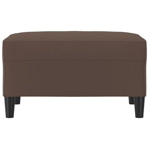Poggiapiedi Marrone 70x55x41 cm in Similpelle 349313